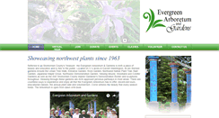 Desktop Screenshot of evergreenarboretum.com